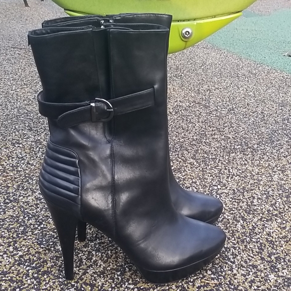 Kenneth Cole leather boots size 9.5 - Picture 5 of 12